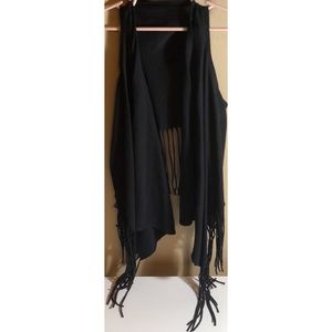 Black Fringe XS Vest.